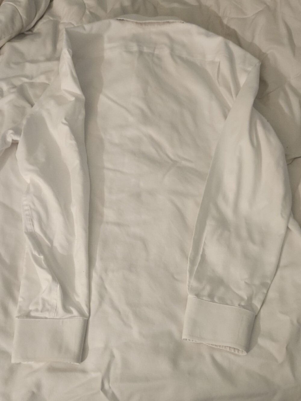 Charles Tyrwhitt White Men's Non-Iron Slim Fit Dress Shirt - Picture 4 of 4